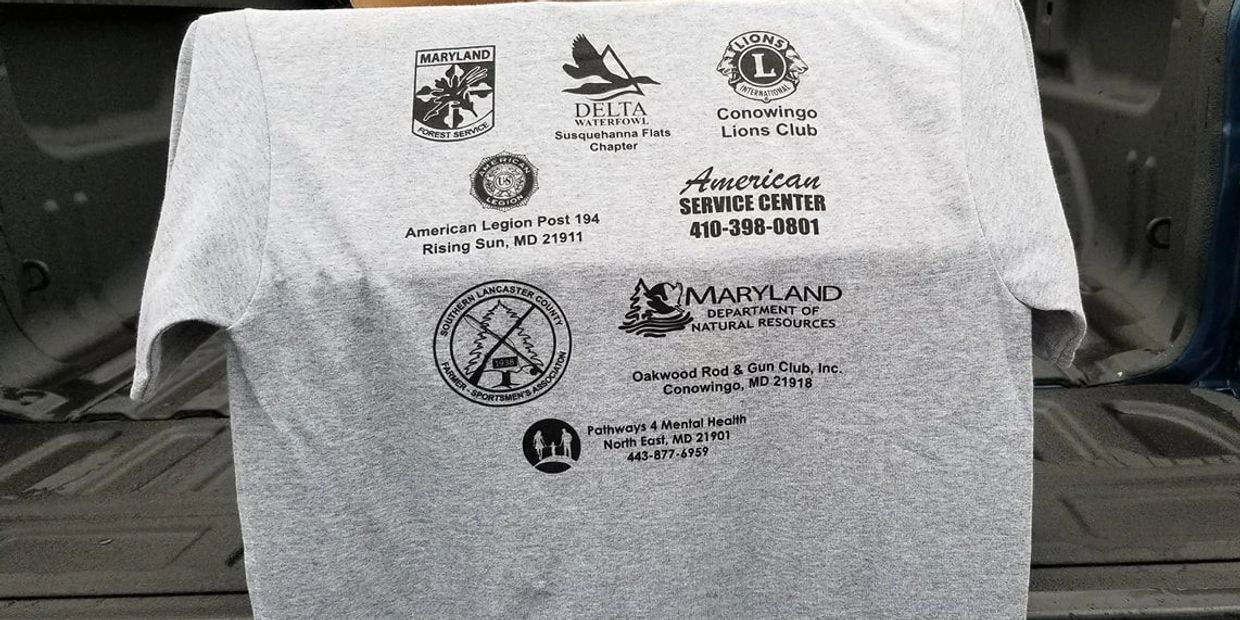Elkton MD Cecil County Sponsor Shirt Printing