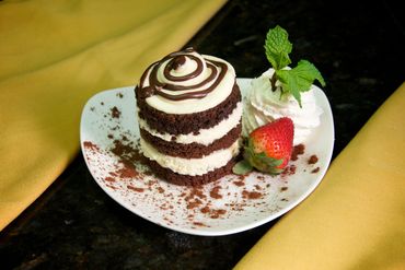 Individual Midnight Chocolate cake