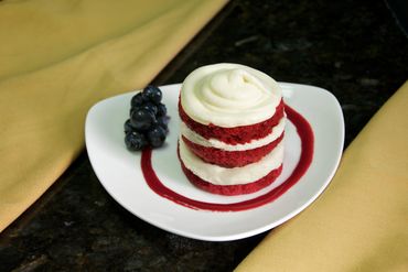 Individual Red velvet cake