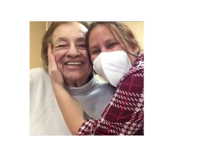 A couple taking picture