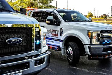 Wrecker, Flatbed, towing