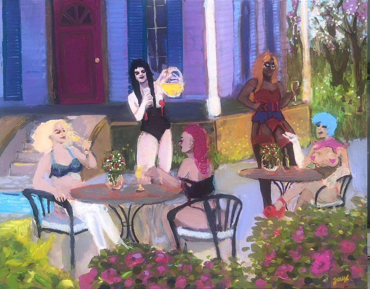 Commission An Original New Orleans Themed Painting Like This One