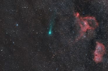 Comet Giacobini Zinner, Heart & Soul Nebulae