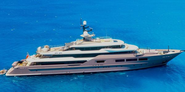 Super yacht at anchorage