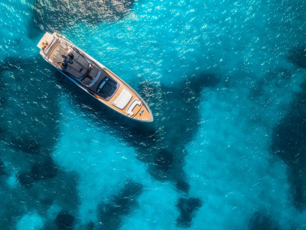 Luxury Yacht in Greece
