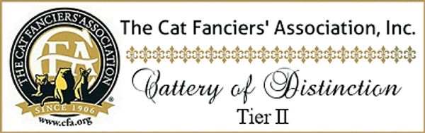 certificate of cattery of distinction