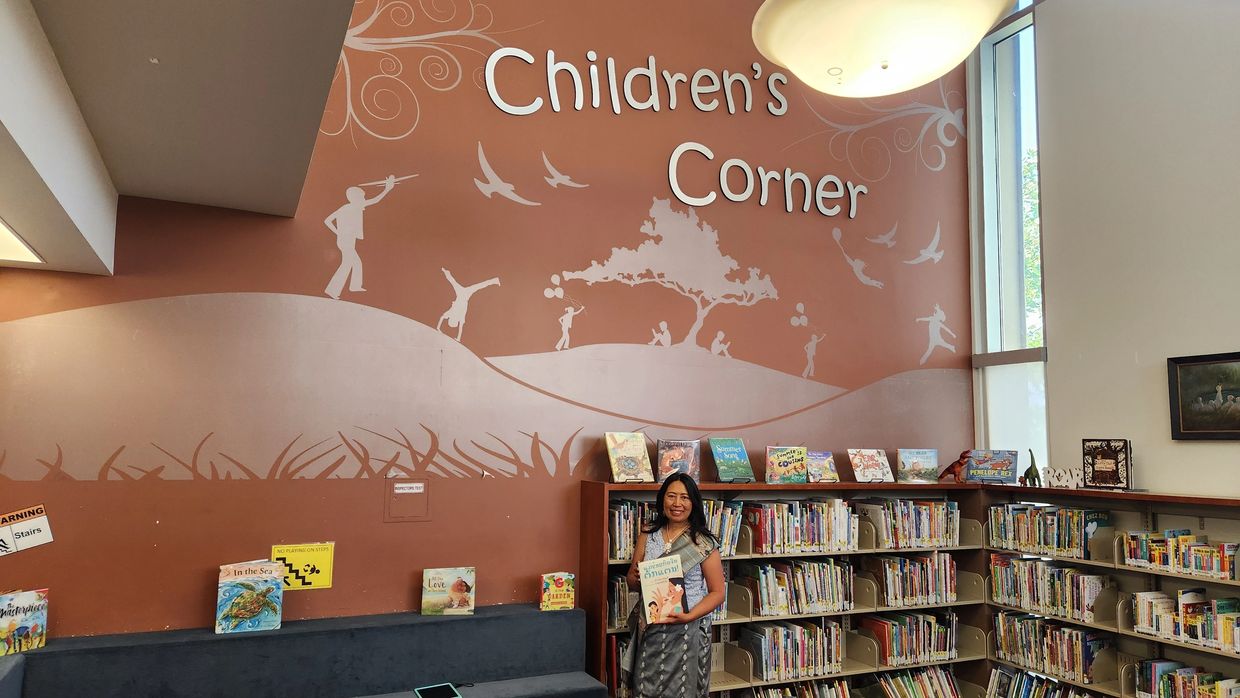 Vilayvanh Bender at Children's Library, Cabazon, CA.
