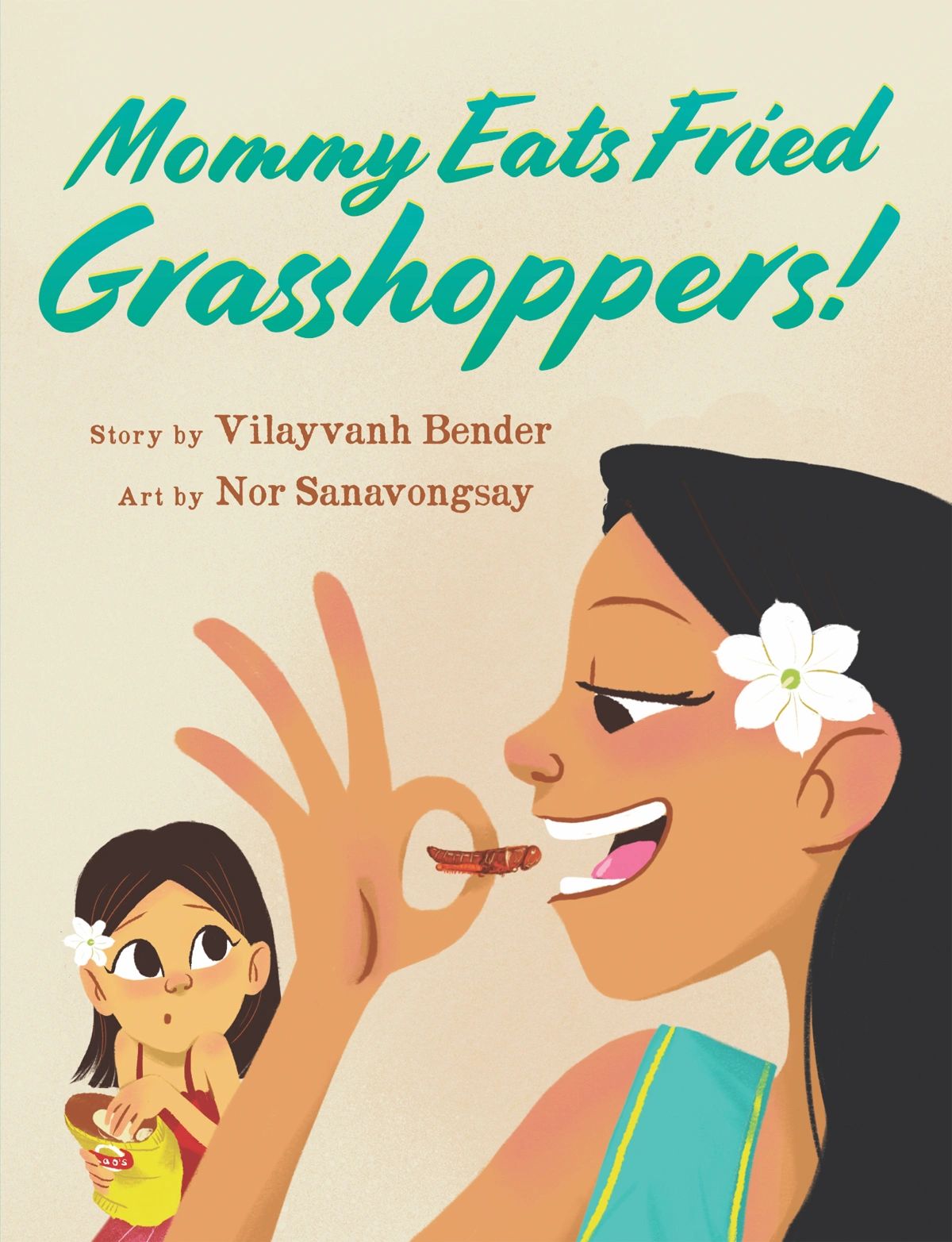 Picture of the book cover for Mommy Eats Fried Grasshoppers