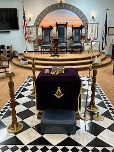 Picture inside Lodge Room