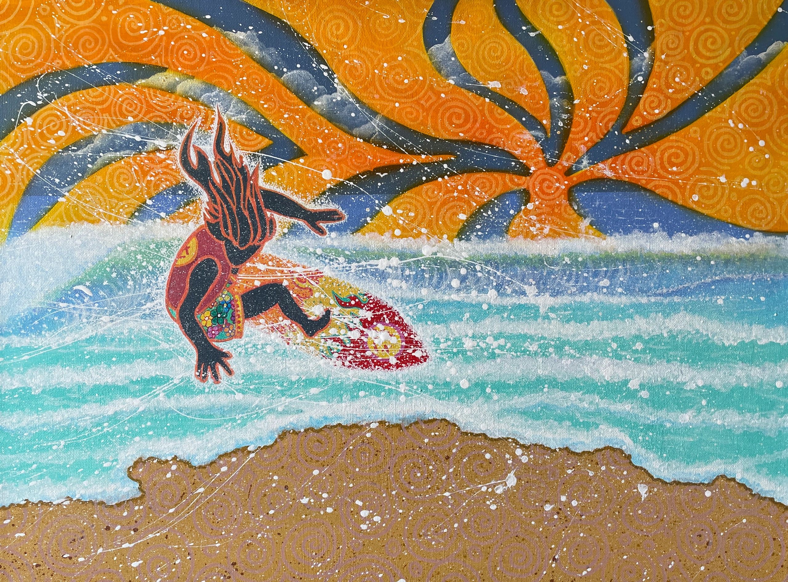 Surfing in a fantasy world