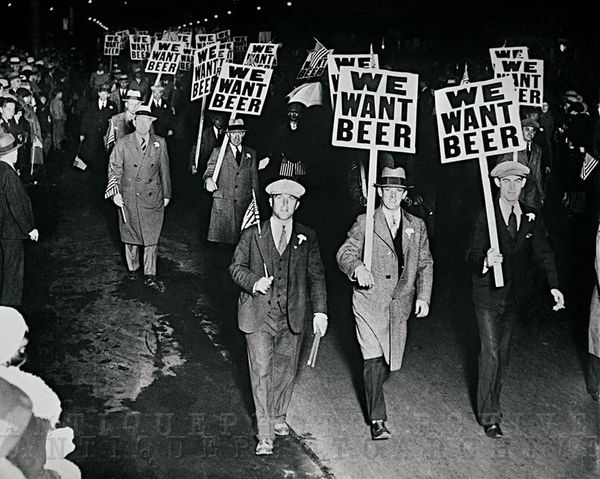 Prohibition denied legally sold alcohol across the U.S.