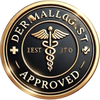 LA MIRVAJ dermatologist approved badge luxury pharmaceutical-grade Australian anti-aging skincare clinical expert endorsement