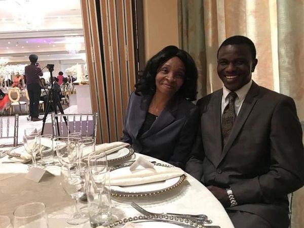 Family at a wedding party