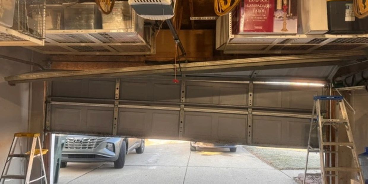 garage door repair garage door off track