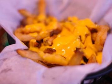 Our fries are hand-cut daily to serve with cheese