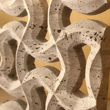 italian travertine 3d designed cnc cutting IN DUBAI UAE