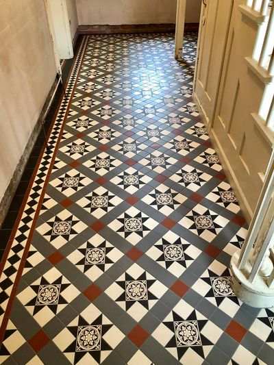 Victorian floor installation by The Victorian Floor Company.