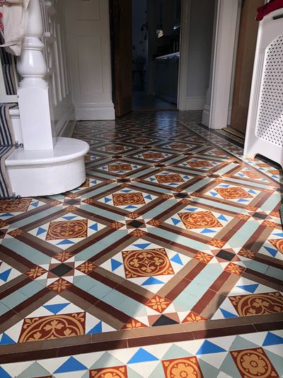 Victorian floor installed by The Victorian Floor Company.
