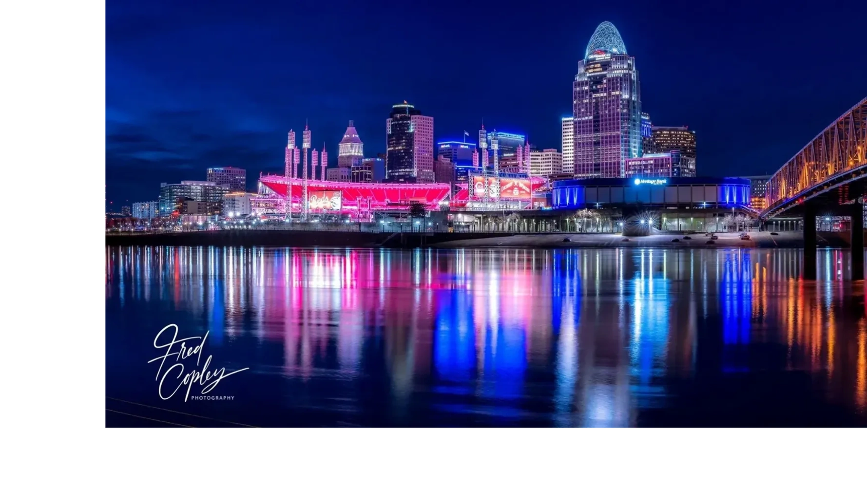 Cincinnati, Ohio Skyline.