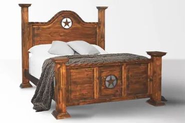Red River Rancho Bed LCX CAM70 - shown in Honey