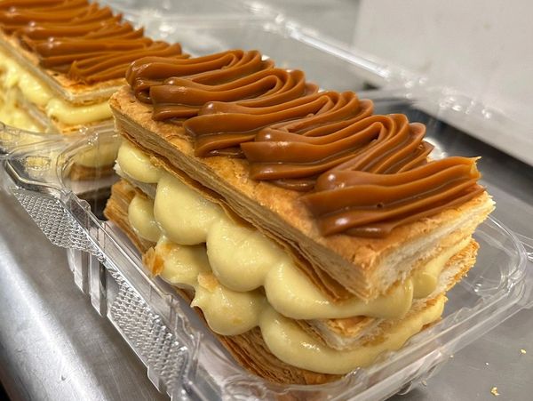 Milhojas dulce de leche