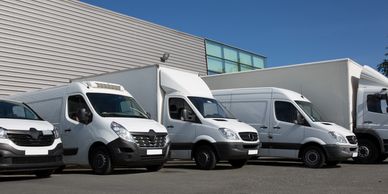Transport, delivery and service trucks