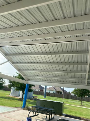 we sprayed all the perlin white. Making sure to get every crevice