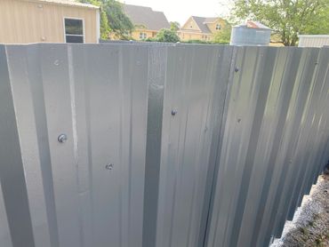 Top of the line products were used to ensure the longevity of the metal fence