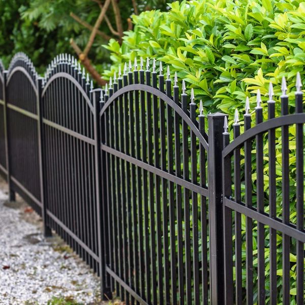 iron fences are low maintenance