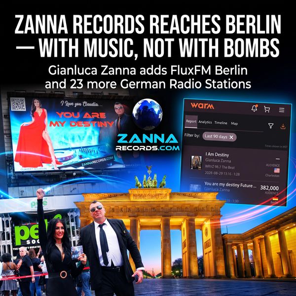 Luca and Claudette with You Are My Destiny on more than 500 Radio stations around the world