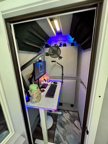 LA Vocal Booth audio recording booth interior.