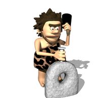 CAVEMAN EXCAVATOR FINAL DRIVE GUY