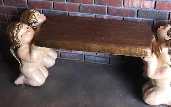 Cherub bench is finished