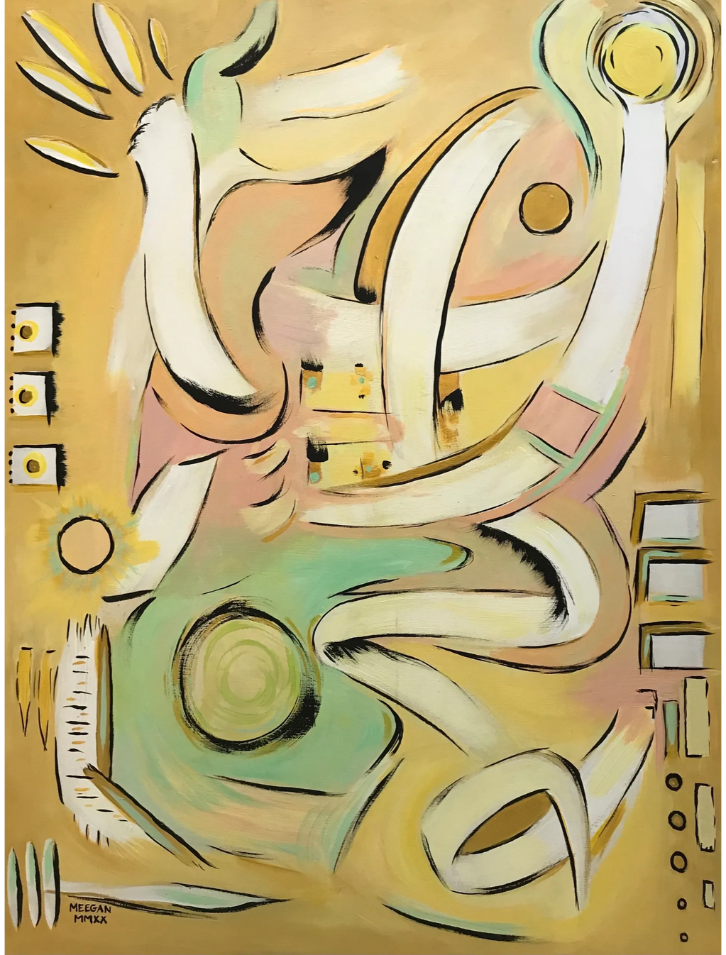 Euphoria 36" x 48" acrylic