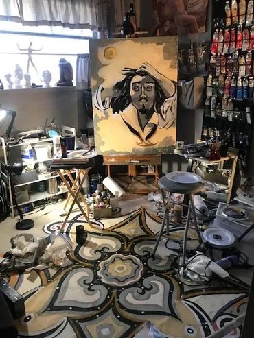 Home art studio