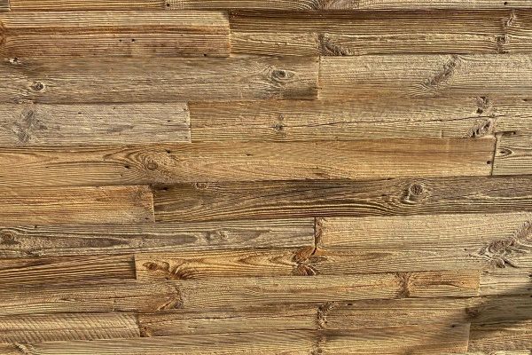 Brown pine cladding