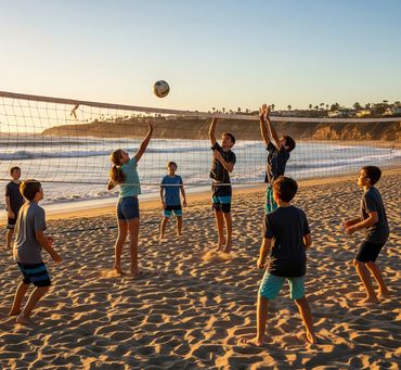 Family-Friendly Volleyball Activities in La Jolla, CA