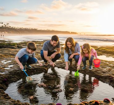 Tide Pooling at La Jolla Shores or Shell Beach