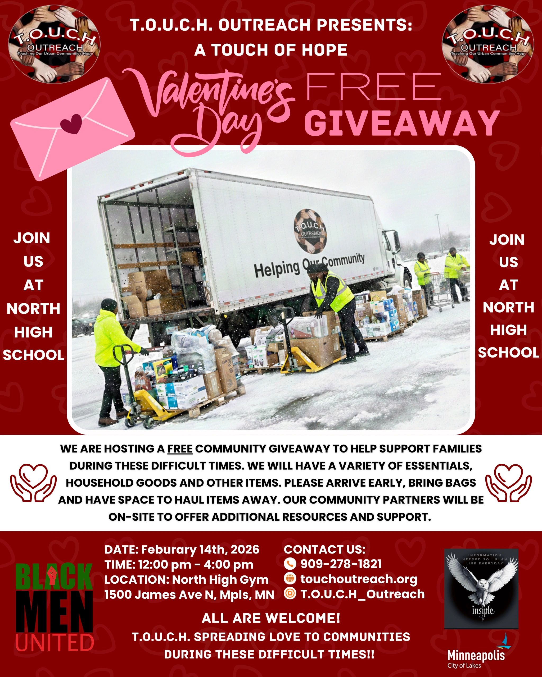 For the love of the community. Travel with us the spread the love to the communities with our partne