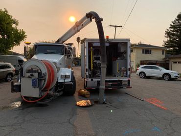 Sewer cleaning and CCTV inspection.