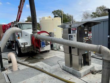 Waste water treatment plant cleaning.
