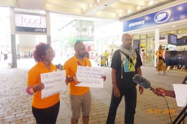 Volunteers being interviewed for our services to Widows & Widowers