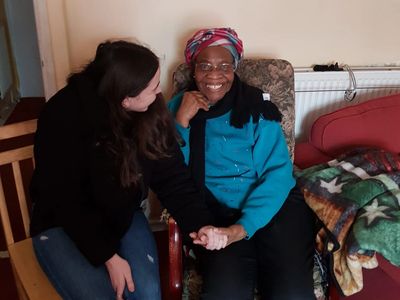 Bereavement Charity offering support with their befriending service to one of their clients.
