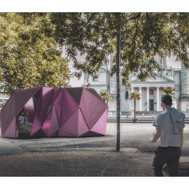 rendering - master design, structural theory, „Dynamic Foldables“