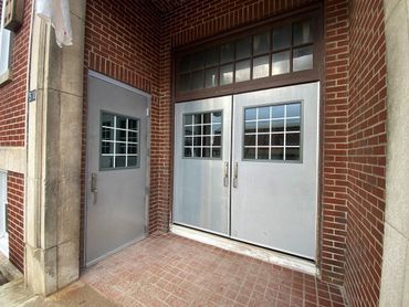 New front entrance doors