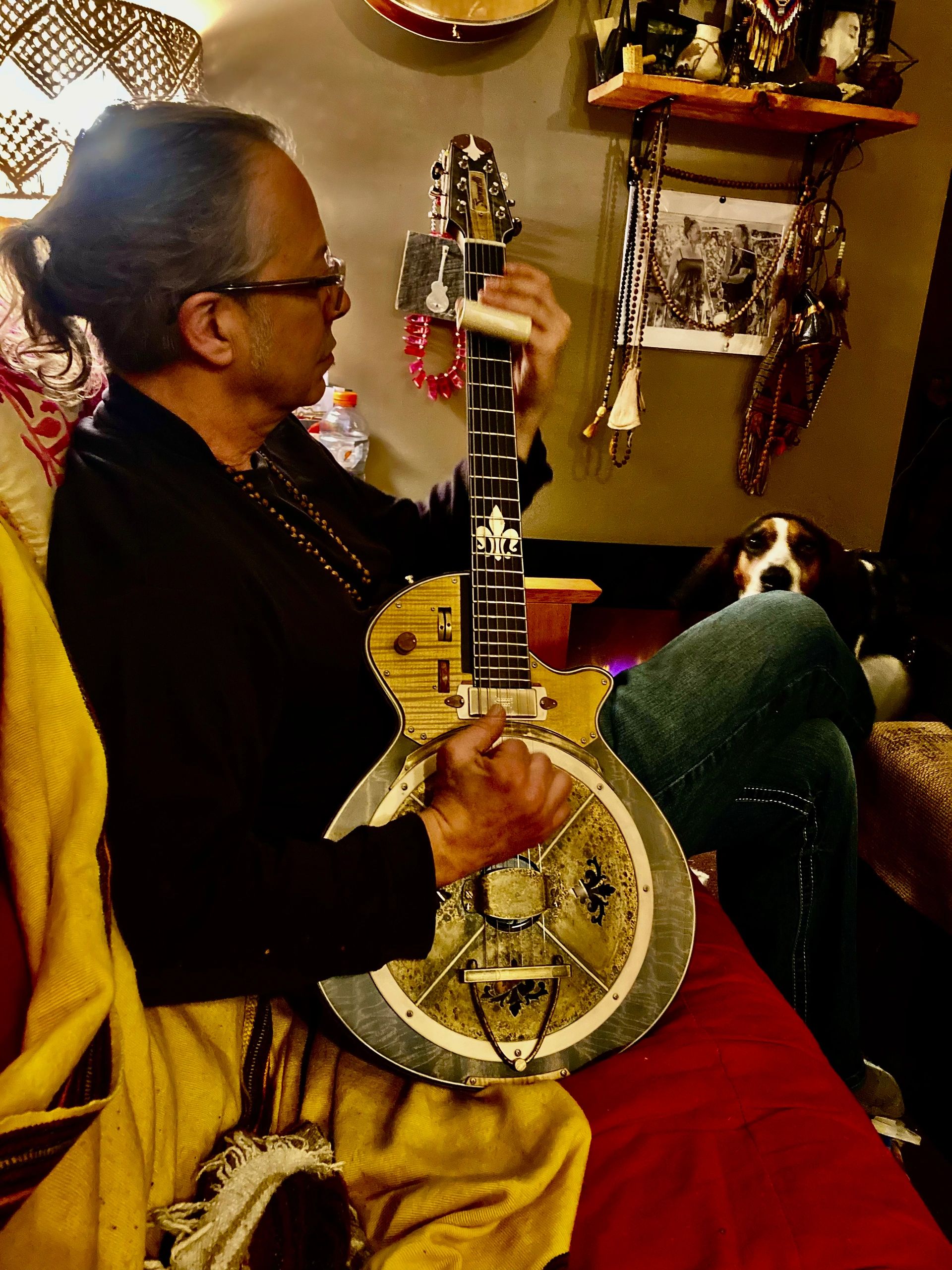 Enrico Savoncelli Custom slide guitar incredible