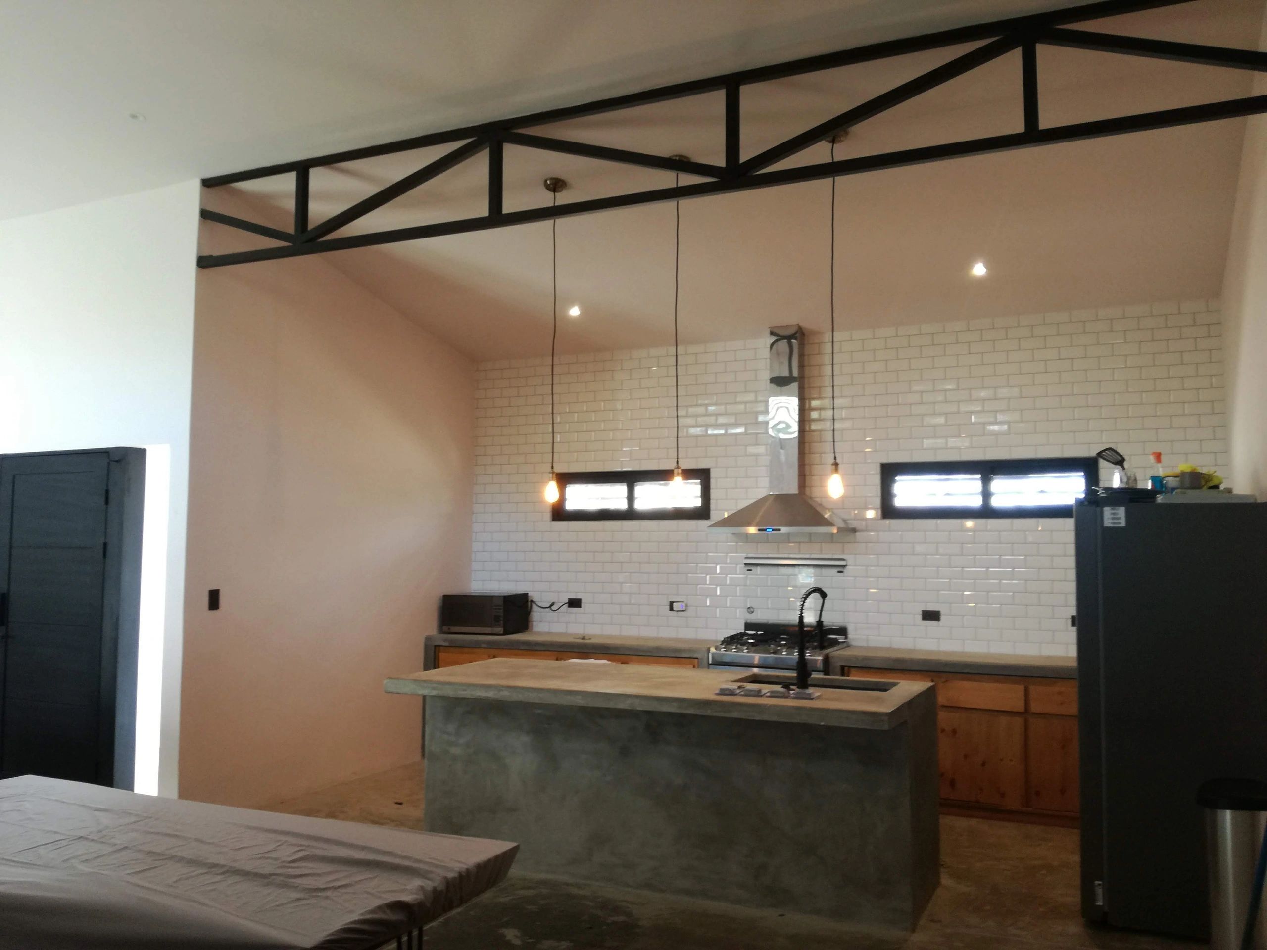 kitchen with granite countertops, subway tiles
Design Permitting Build Costa Rica