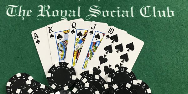 The Royal Social Club poker chips Royal flush