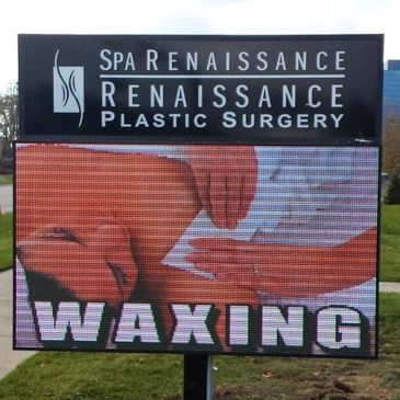 10mm LED Sign - Full Color LED Sign - Troy Michigan - Spa Renaissance
