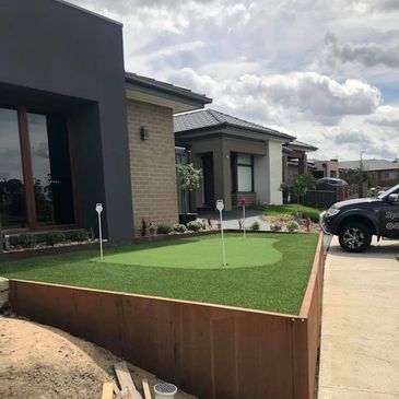 synthetic turf putting green